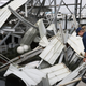 US Coast Guard personnel survey storm damage in San Juan. Photo: Getty Images